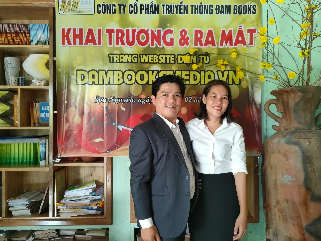 Lễ khai trương và ra mắt Trang Website Dambooksmedia.vn