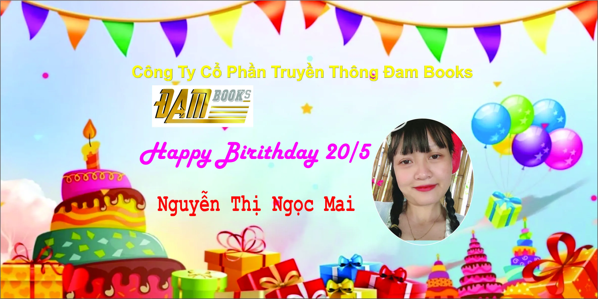 Chúc mừng sinh nhật Giám đốc Dự án Đam Books
