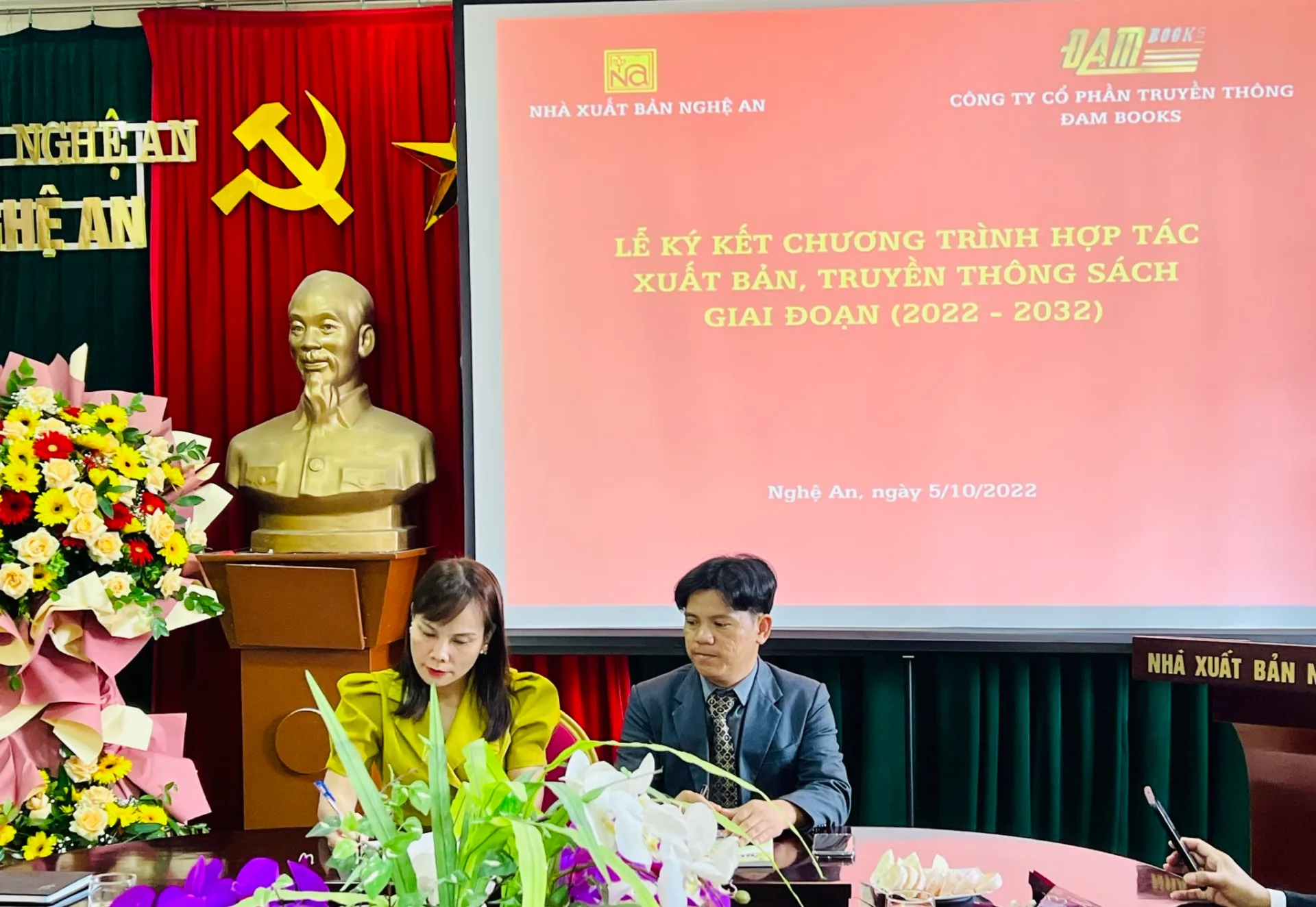 Đam Books và Nhà xuất bản Nghệ An hợp tác giai đoạn 10 năm (2022 – 2032)
