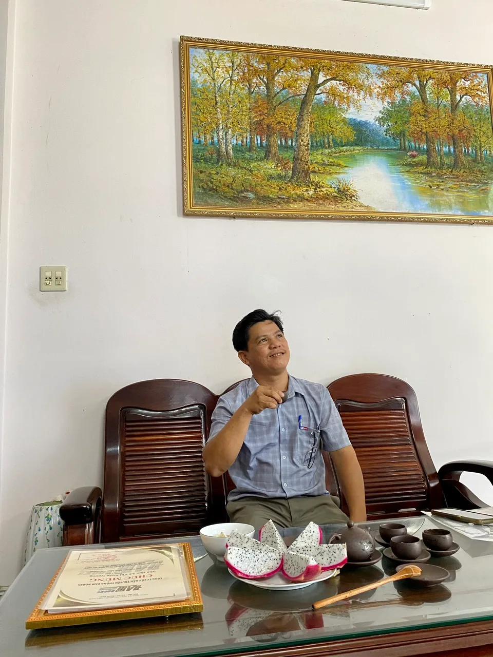Uống trà ở Phú Thứ – Thơ Bá Nha