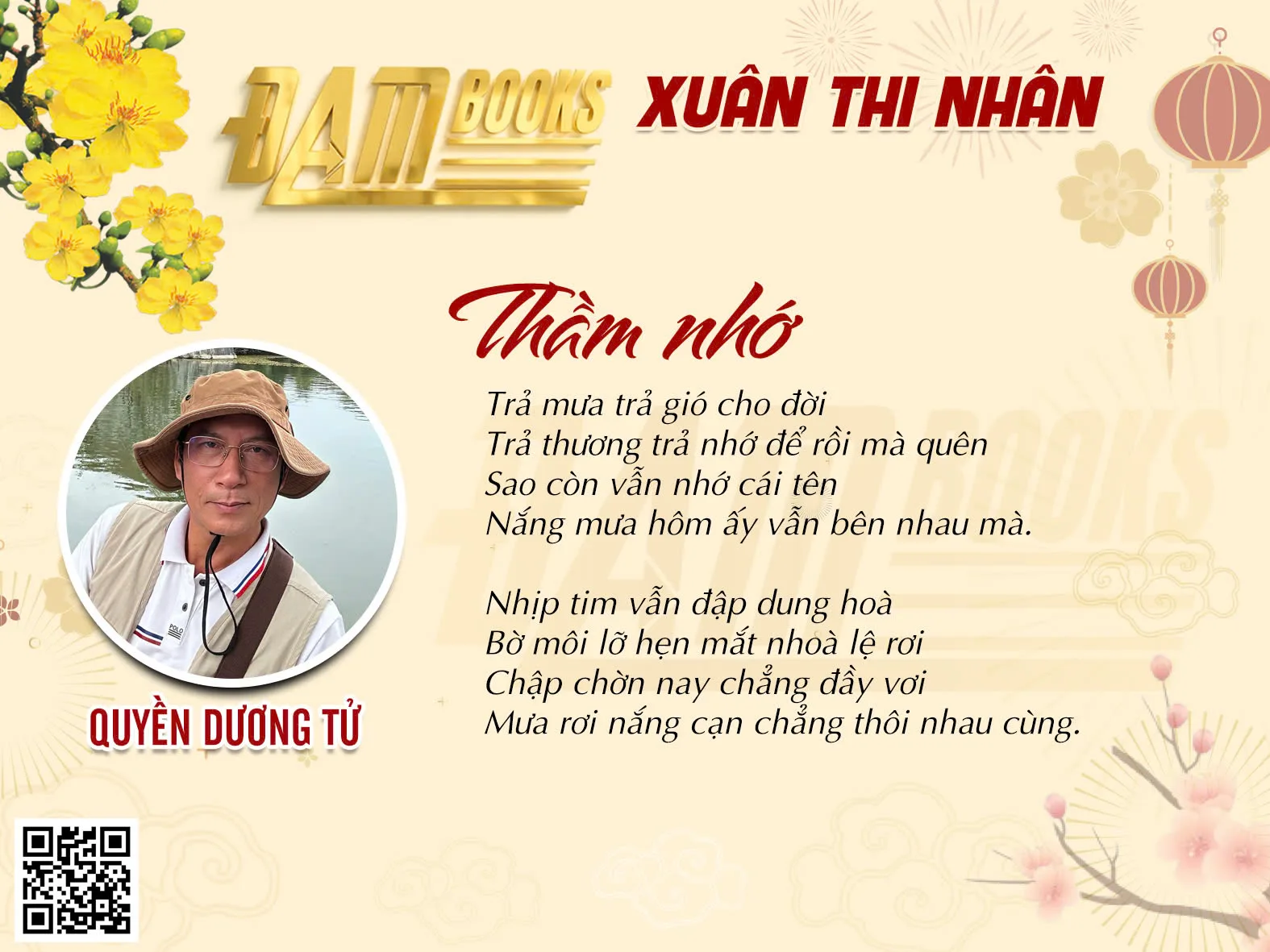 Thầm nhớ – Thơ Quyền Dương Tử