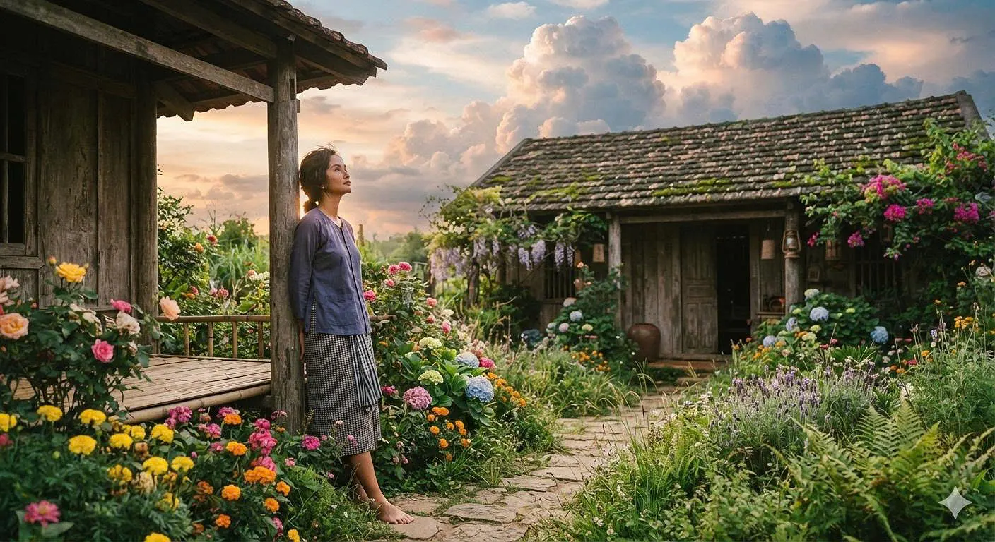 “Chiều Thu hoàng hôn” – Chép ký ức vào miền thơ